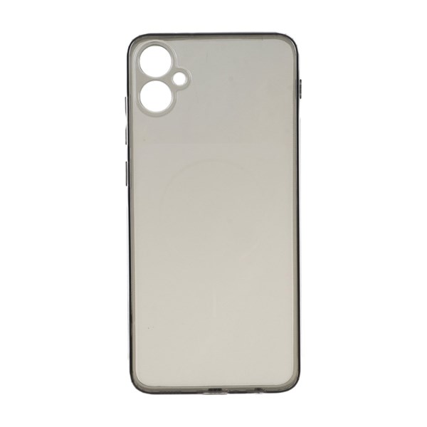 قاب ژله ای شفاف مستطیلی طرح مگ سیف Spark مدل Samsung Galaxy A05 - مشکی