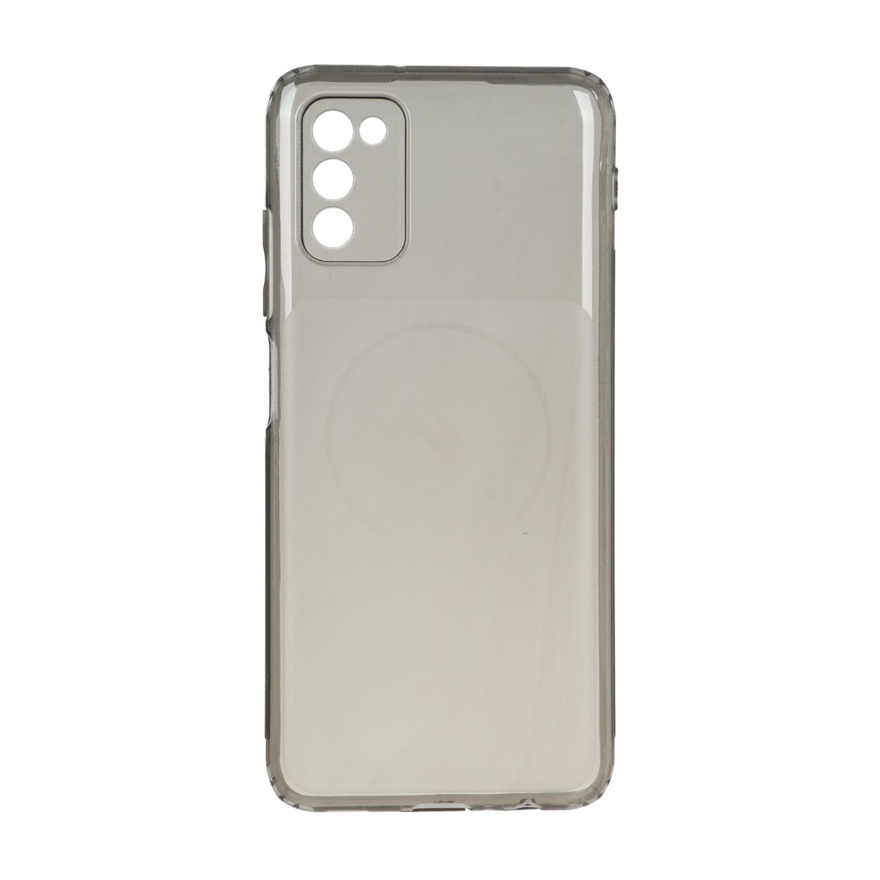 قاب ژله ای شفاف مستطیلی طرح مگ سیف Spark مدل Samsung Galaxy A03s / A02s - مشکی