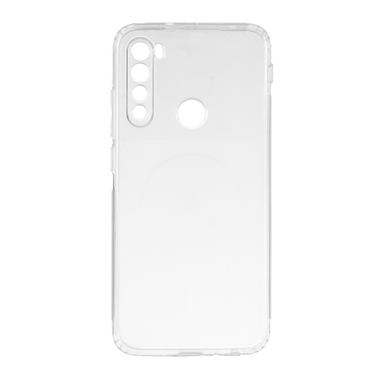 قاب ژله ای شفاف مستطیلی طرح مگ سیف Spark مدل Xiaomi Redmi Note 8