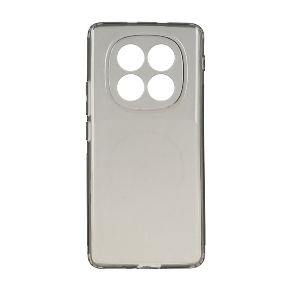 قاب ژله ای شفاف مستطیلی طرح مگ سیف Spark مدل Xiaomi Redmi Note 15 - مشکی