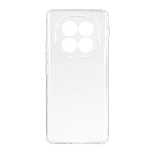 قاب ژله ای شفاف مستطیلی طرح مگ سیف Spark مدل Xiaomi Redmi Note 15