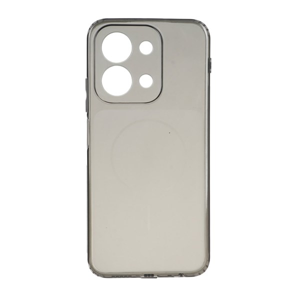 قاب ژله ای شفاف مستطیلی طرح مگ سیف Spark مدل Xiaomi Redmi 15C / Poco C85 - مشکی