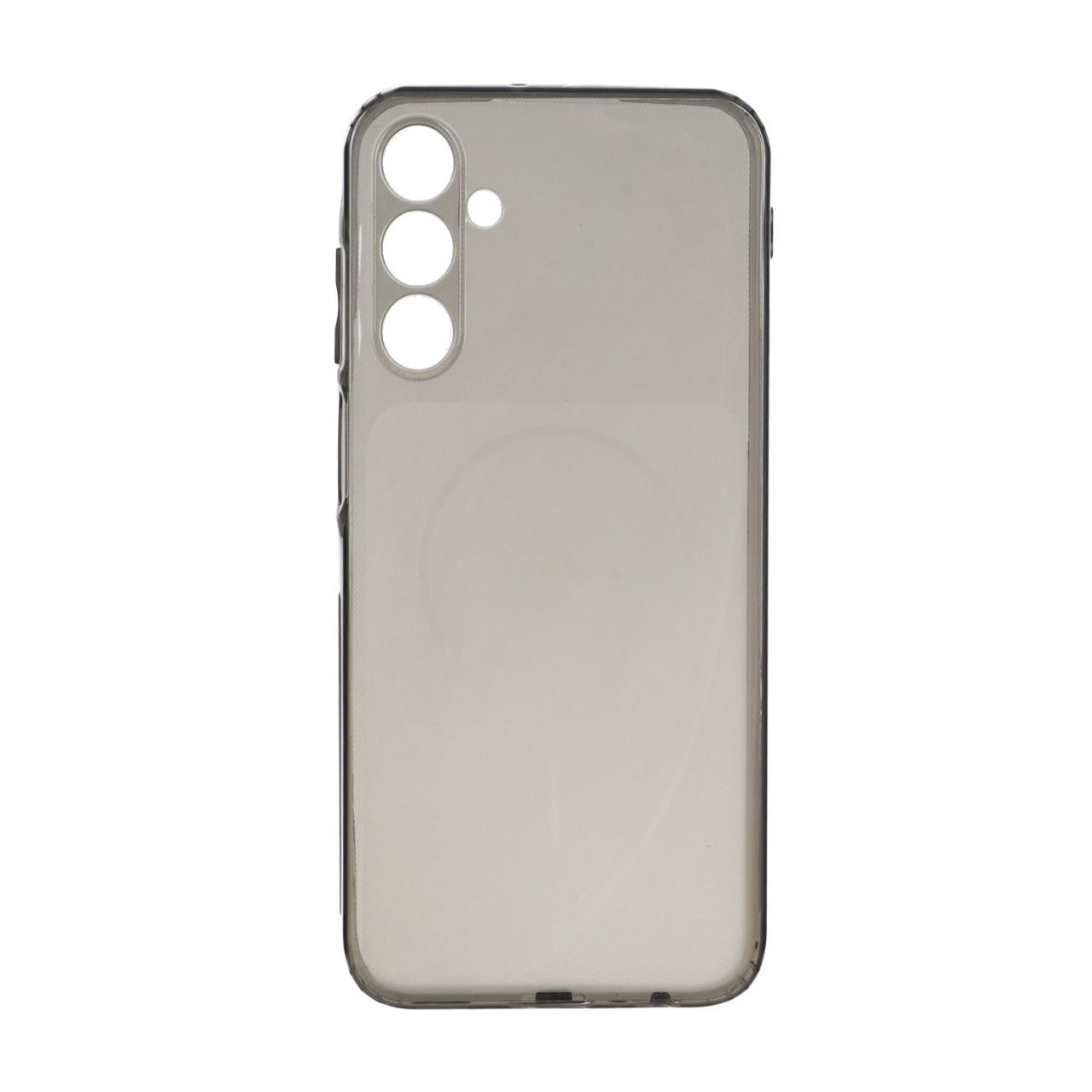 قاب ژله ای شفاف مستطیلی طرح مگ سیف Spark مدل Samsung Galaxy A15 - مشکی