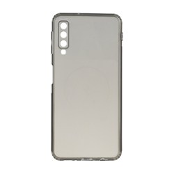 قاب ژله ای شفاف مستطیلی طرح مگ سیف Spark مدل Samsung Galaxy A750 / A7 (2018) - مشکی