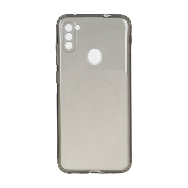 قاب ژله ای شفاف مستطیلی طرح مگ سیف Spark مدل Samsung Galaxy A11 / M11 - مشکی
