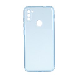 قاب ژله ای شفاف مستطیلی طرح مگ سیف Spark مدل Samsung Galaxy A11 / M11 - آبی