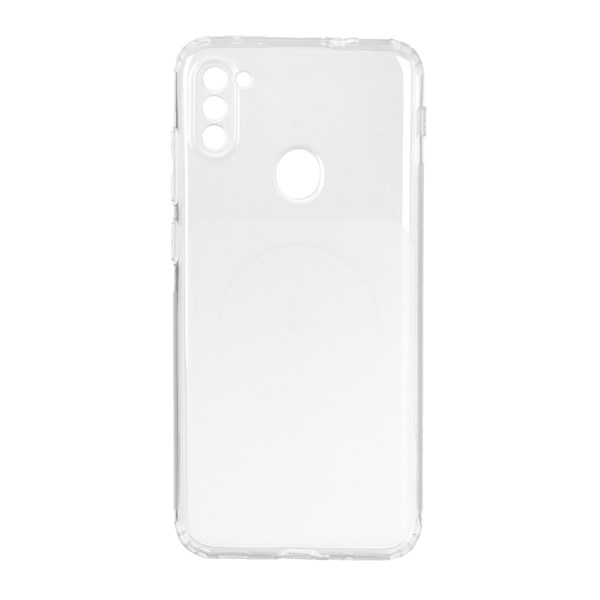 قاب ژله ای شفاف مستطیلی طرح مگ سیف Spark مدل Samsung Galaxy A11 / M11