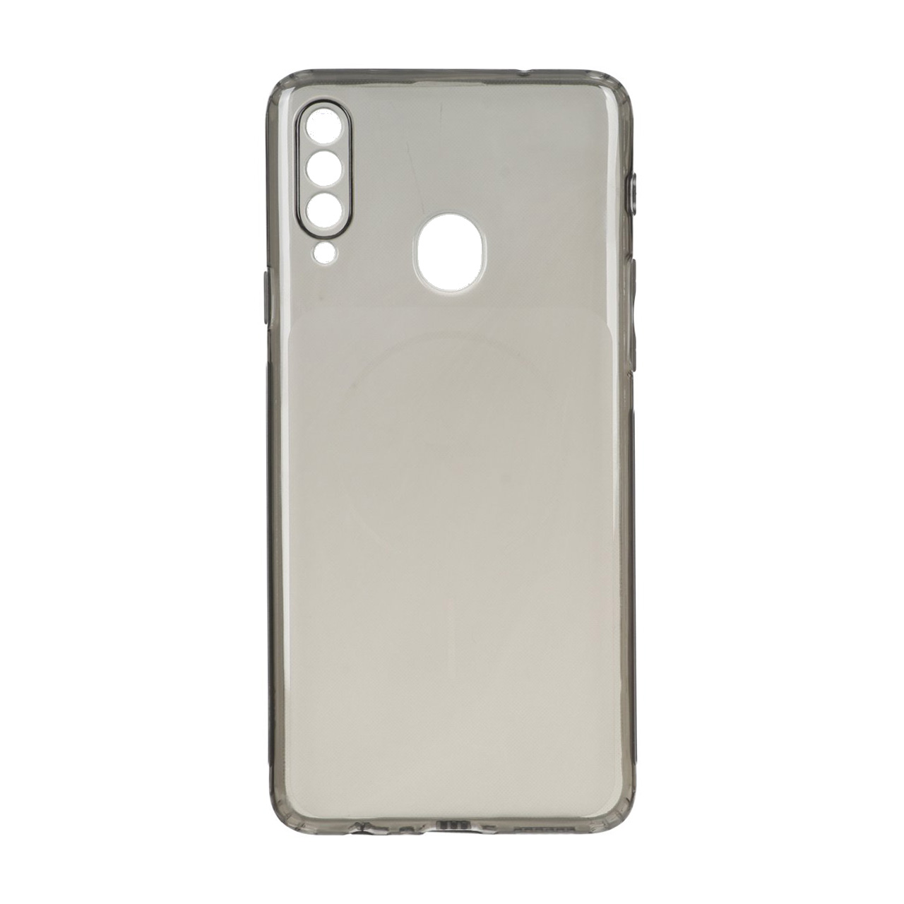 قاب ژله ای شفاف مستطیلی طرح مگ سیف Spark مدل Samsung Galaxy A20s - مشکی
