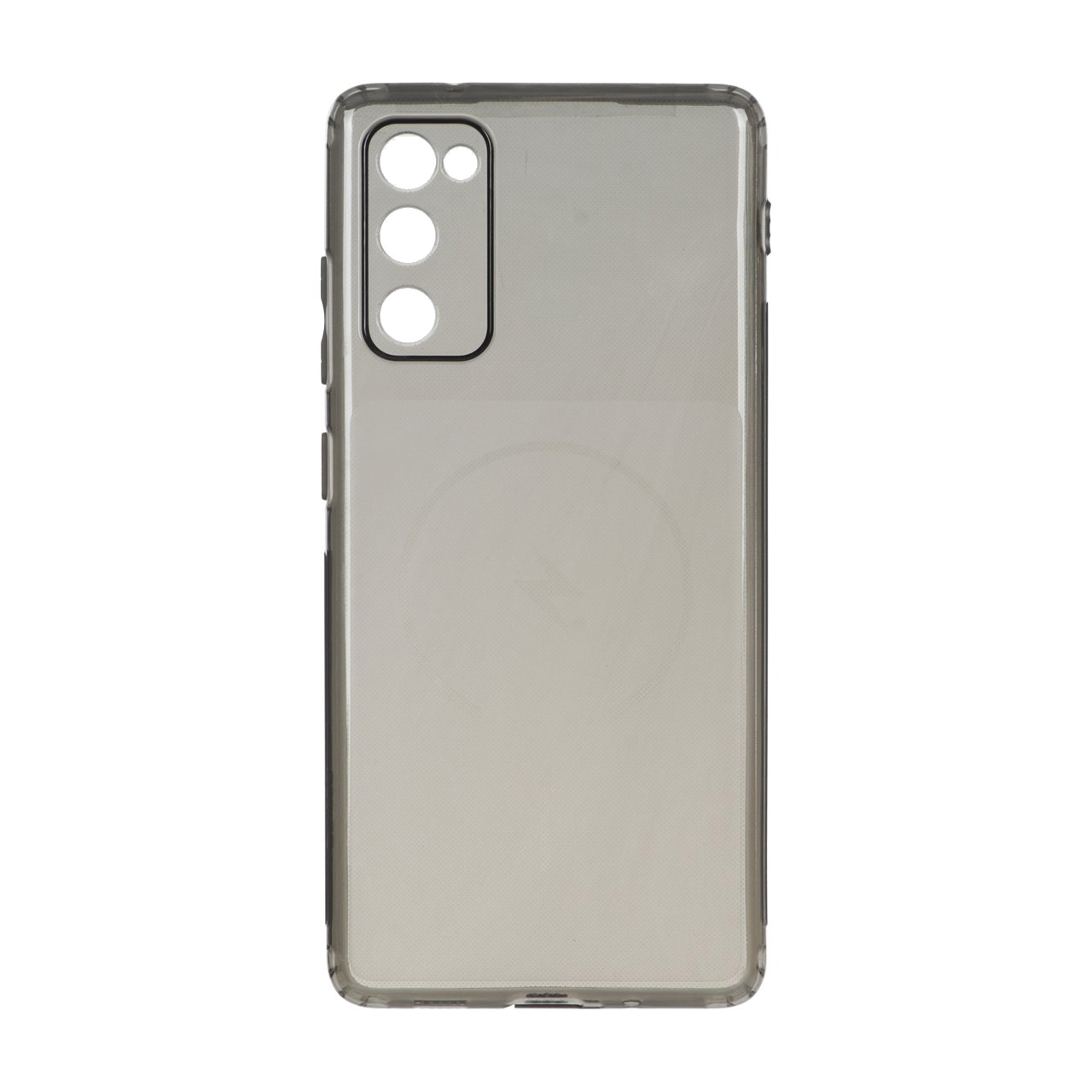 قاب ژله ای شفاف مستطیلی طرح مگ سیف Spark مدل Samsung Galaxy S20 FE - مشکی