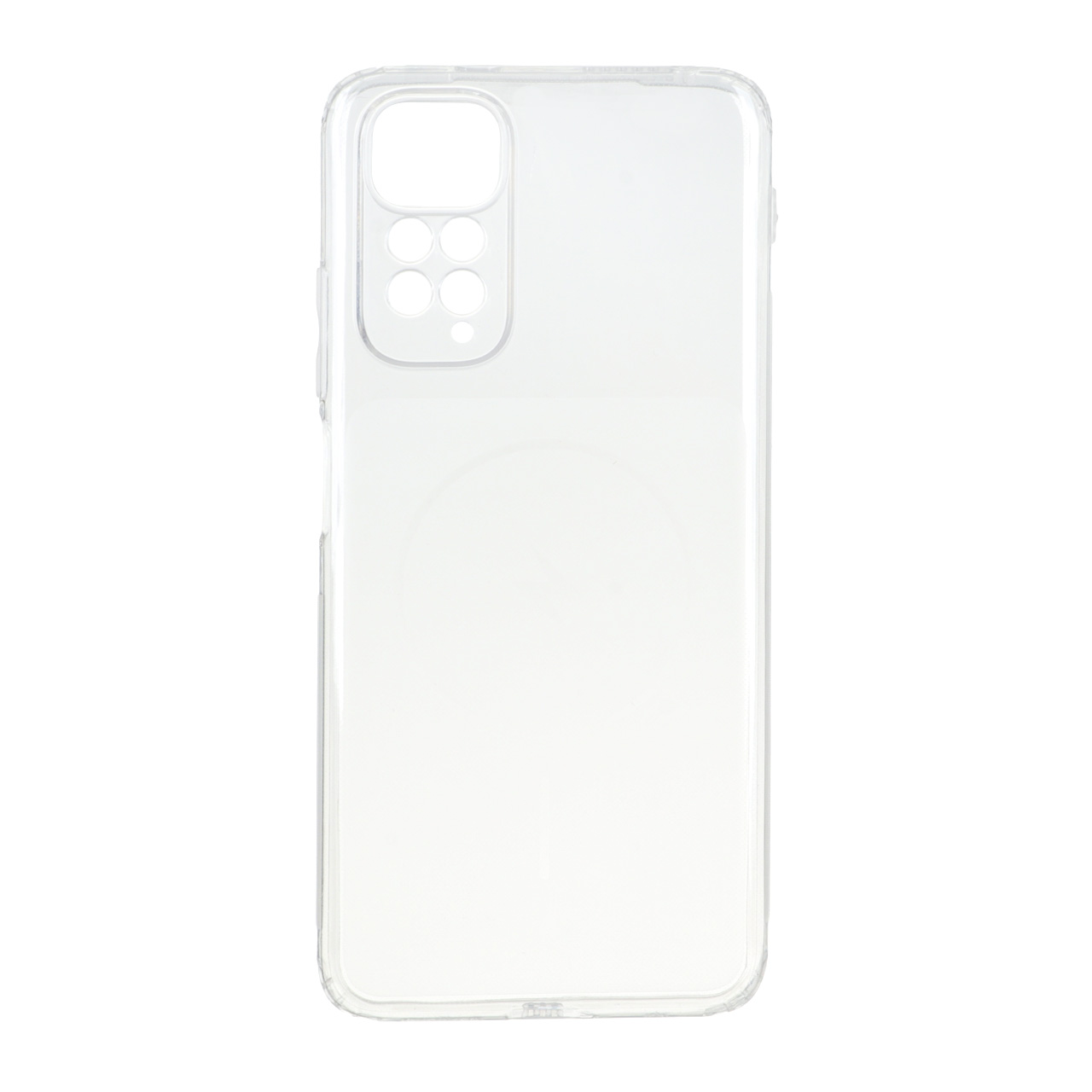 قاب ژله ای شفاف مستطیلی طرح مگ سیف Spark مدل Xiaomi Redmi Note 11 4G / Redmi Note 11S