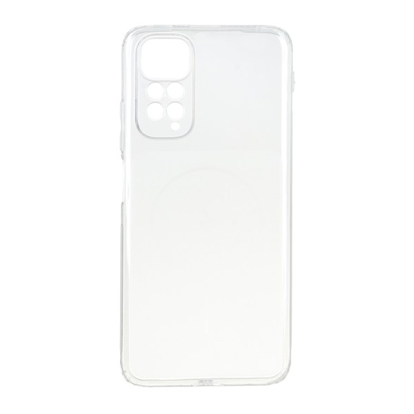 قاب ژله ای شفاف مستطیلی طرح مگ سیف Spark مدل Xiaomi Redmi Note 11 4G / Redmi Note 11S