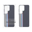 قاب اورجینال Unique Case هاشور Magsafe لنز سیلور Samsung Galaxy S26 Ultra - طرح 3 (پک دار)