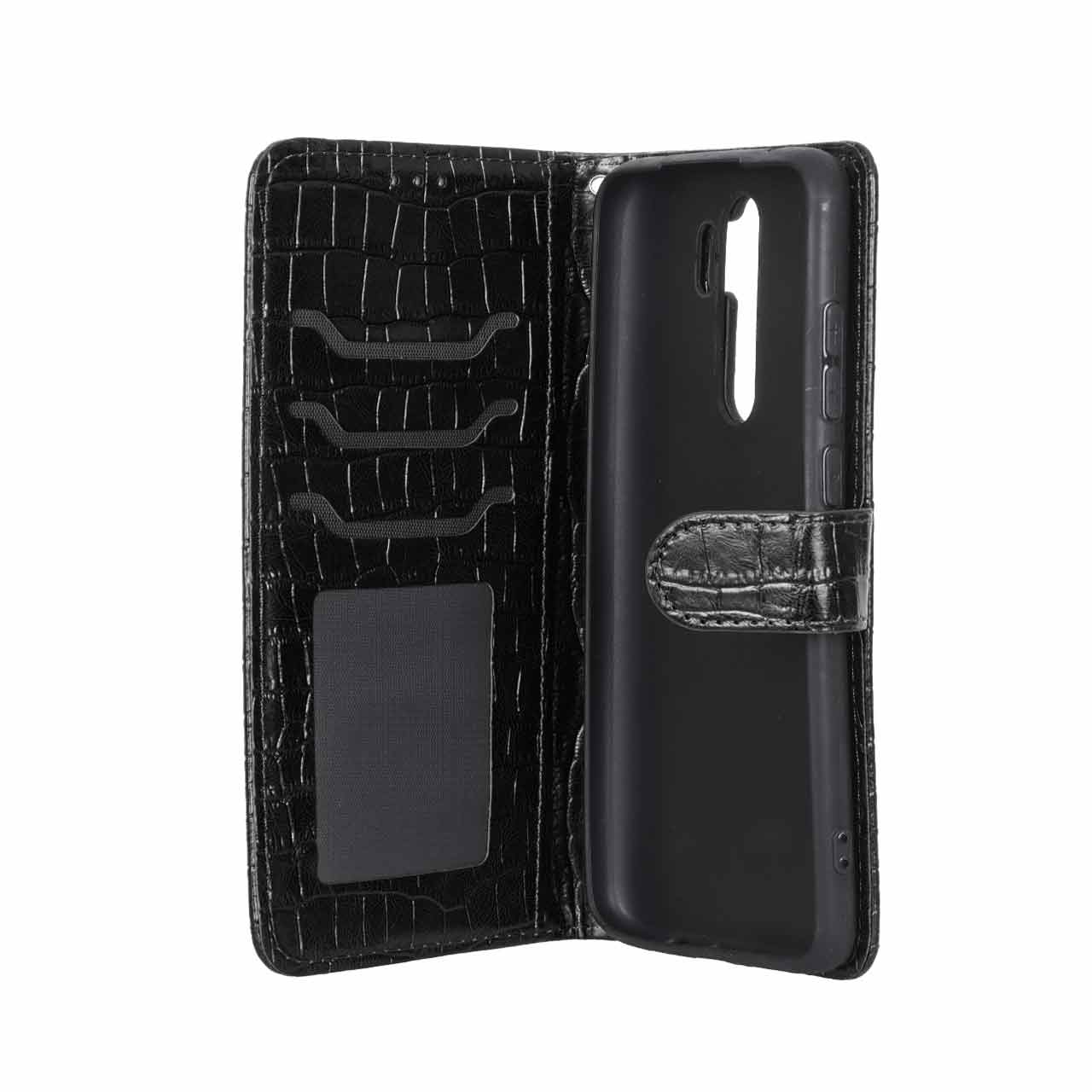 کیف موبایل مگنتی کروکو MNC مدل Xiaomi Redmi Note 8 Pro - مشکی