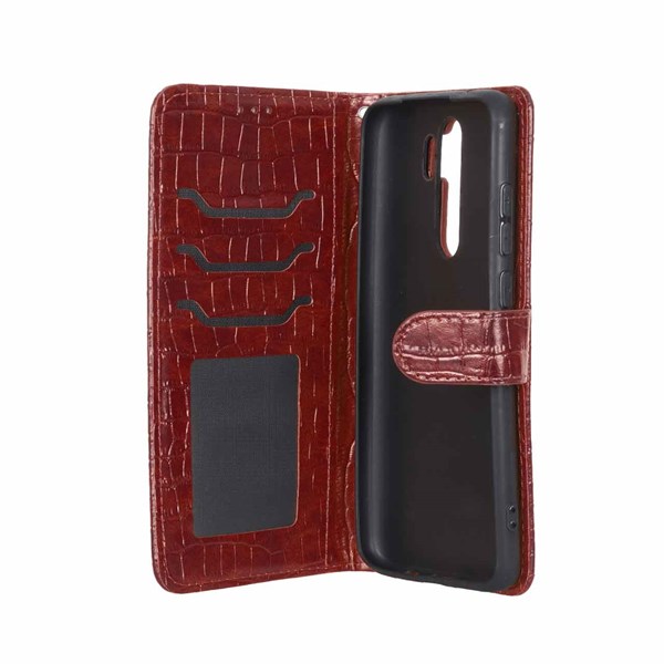 کیف موبایل مگنتی کروکو MNC مدل Xiaomi Redmi Note 8 Pro - زرشکی