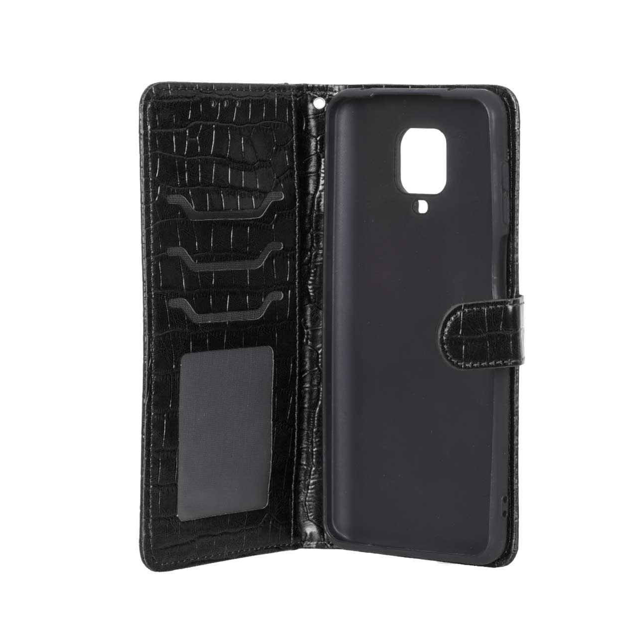 کیف موبایل مگنتی کروکو MNC مدل Xiaomi Redmi Note 9S / Redmi Note 9 Pro / Redmi Note 9 Pro Max - مشکی