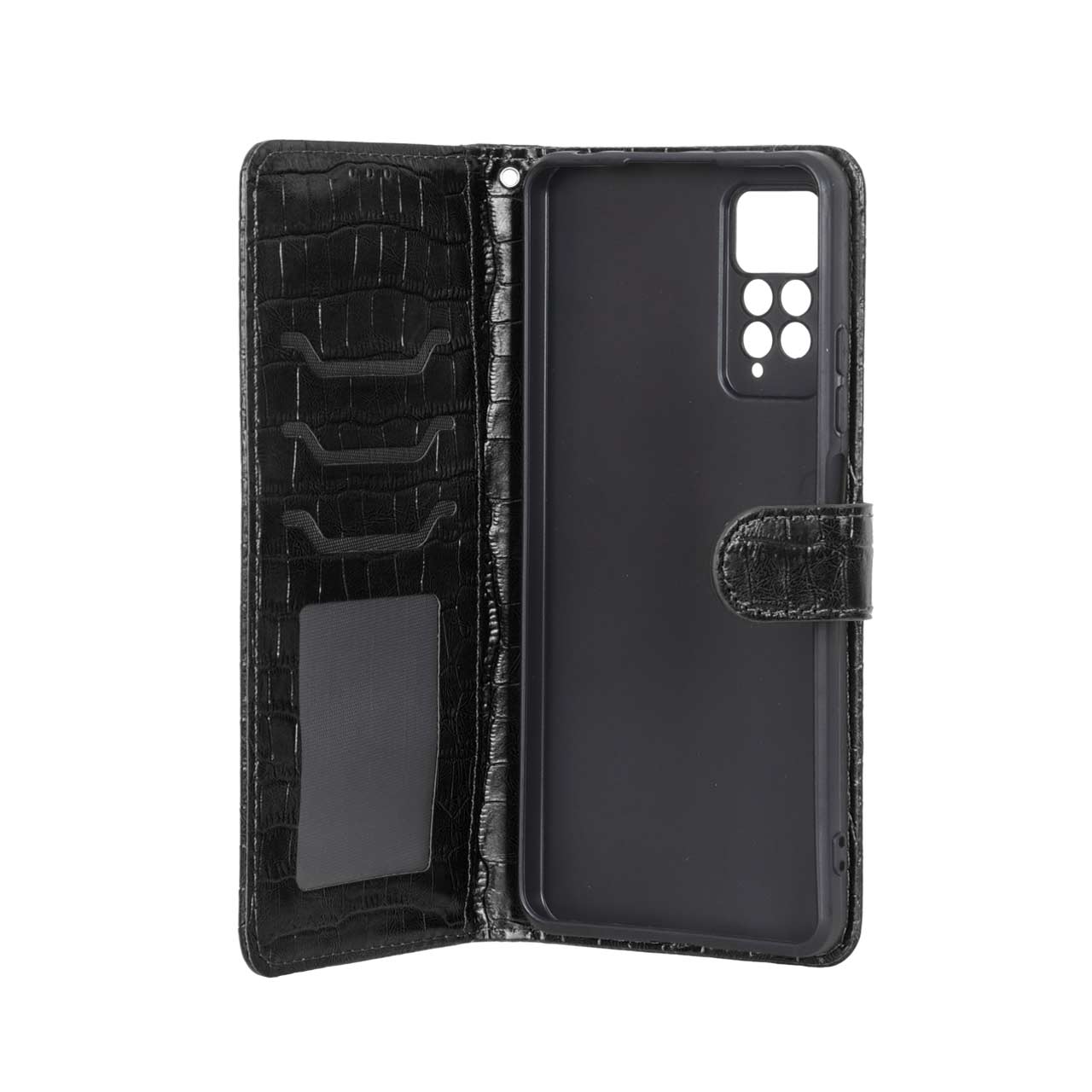 کیف موبایل مگنتی کروکو MNC مدل Xiaomi Redmi Note 12 Pro 4G / Redmi Note 11 Pro - مشکی