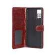 کیف موبایل مگنتی کروکو MNC مدل Xiaomi Redmi Note 12 Pro 4G / Redmi Note 11 Pro - زرشکی