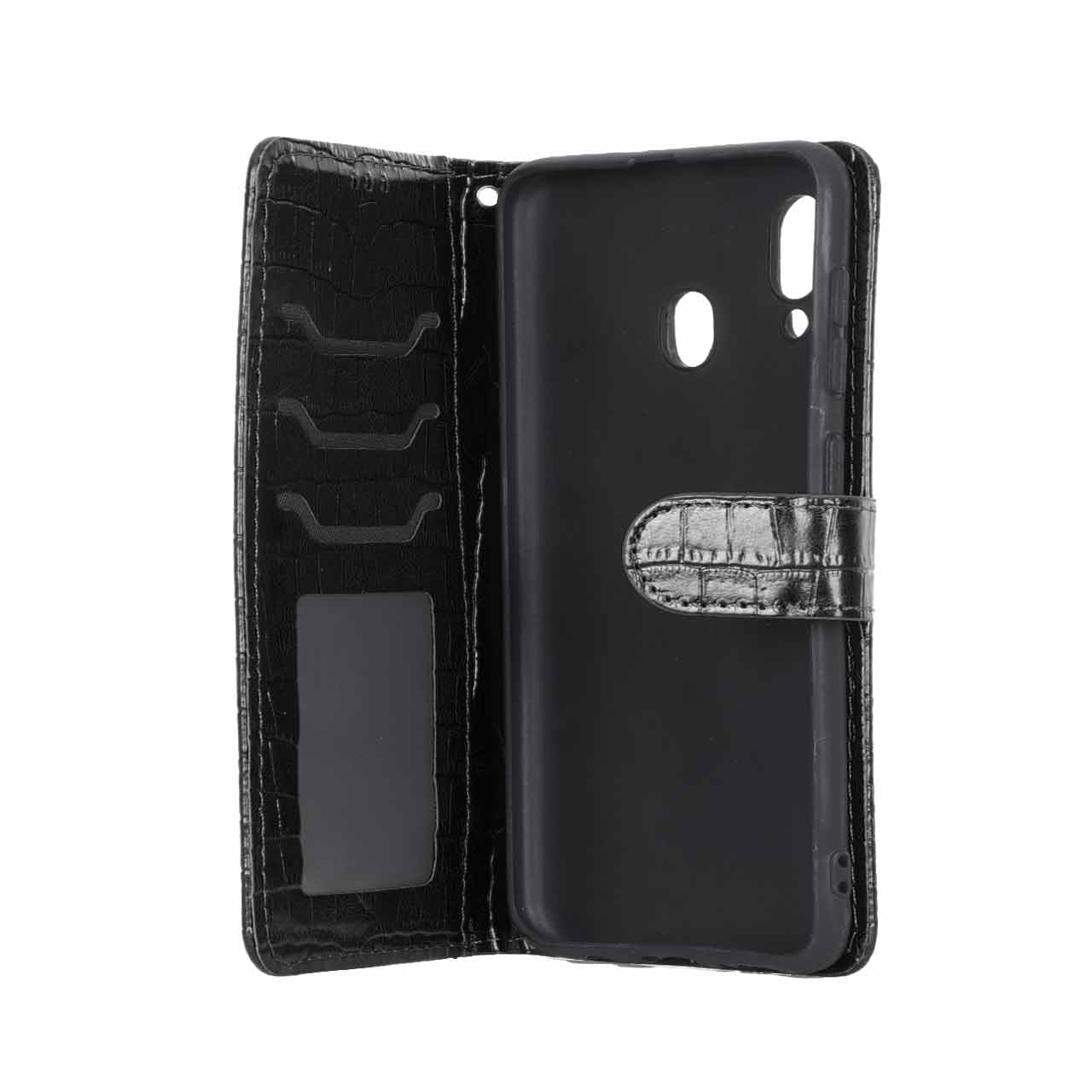 کیف موبایل مگنتی کروکو MNC مدل Samsung Galaxy A30 / A20 - مشکی