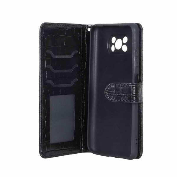 کیف موبایل مگنتی کروکو MNC مدل Xiaomi Poco X3 / Poco X3 Pro / Poco X3 NFC - مشکی