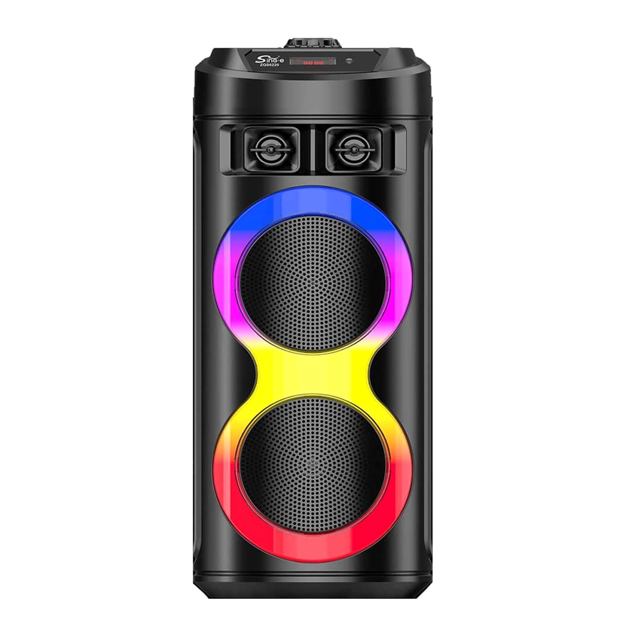 اسپیکر 20W بی سیم SinG-e مدل ZQS-6212 - مشکی (کارکرده)