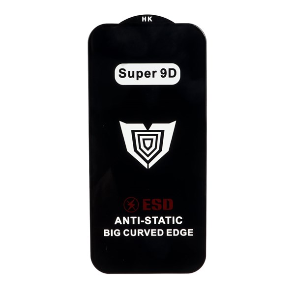 محافظ صفحه نمایش شیشه ای Full Cover ESD Anti Static - Super 9D مدل Apple iPhone 17 Pro