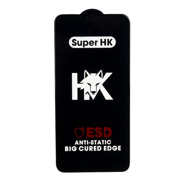 محافظ صفحه نمایش شیشه ای Full Cover ESD Anti Static - Super HK مدل Apple iPhone 11 Pro Max / iPhone X Max / iPhone Xs Max