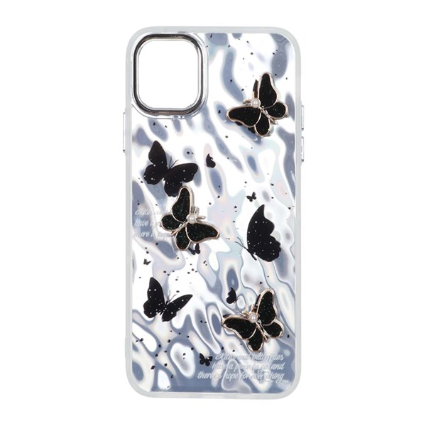 قاب هولوگرامی طرح برجسته لنز سیلور Apple iPhone 11 Pro Max - کد 171 - MPS