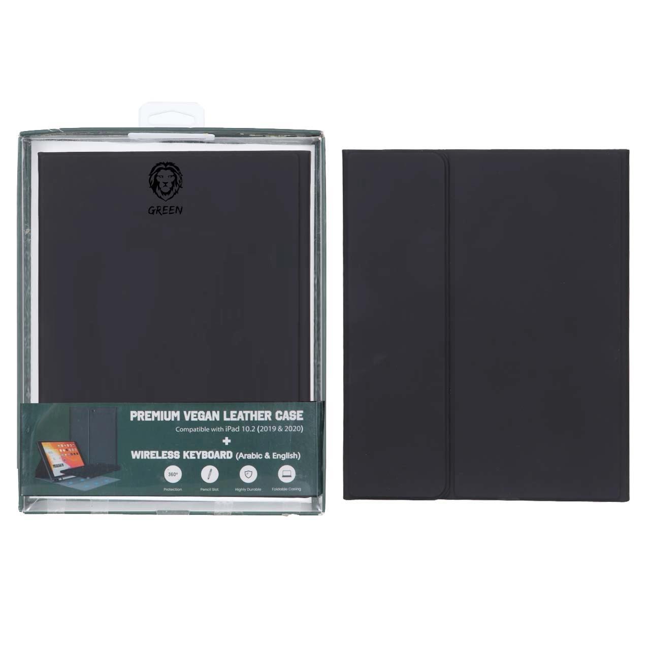 کاور "10.2 Green Lion ipad 2019&2020 مدل GNIPKYCS102ABK - مشکی - MN (پک ضعیف)