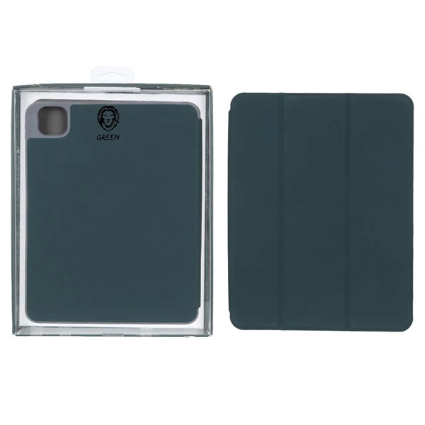 کاور "11 Green Lion iPad Pro مدل GNLIPA1120PBK - سبز - MN (پک ضعیف)