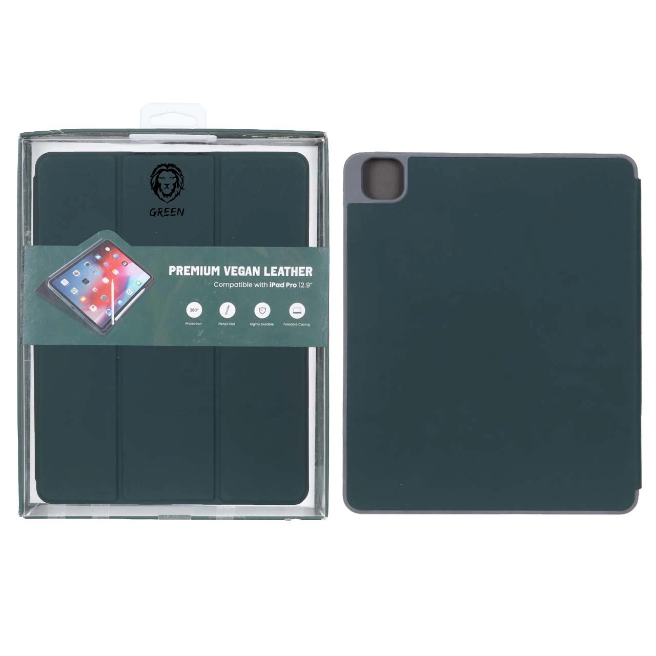 کاور "12.9 Green Lion iPad Pro - سبز - MN (پک ضعیف)