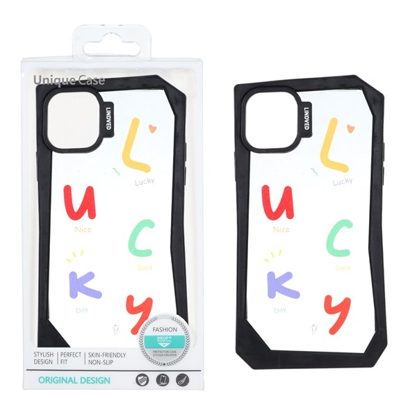 قاب Lindved شفاف طرح دار Apple iPhone 12 Pro / iPhone 12 - کد 28 (پک دار)