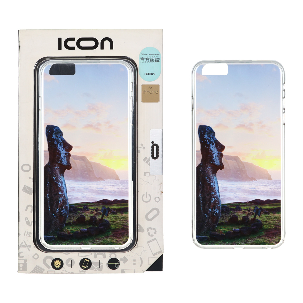 قاب Icon Vision طرح دار Apple iPhone 6 / iPhone 6s - کد 8 (پک دار)