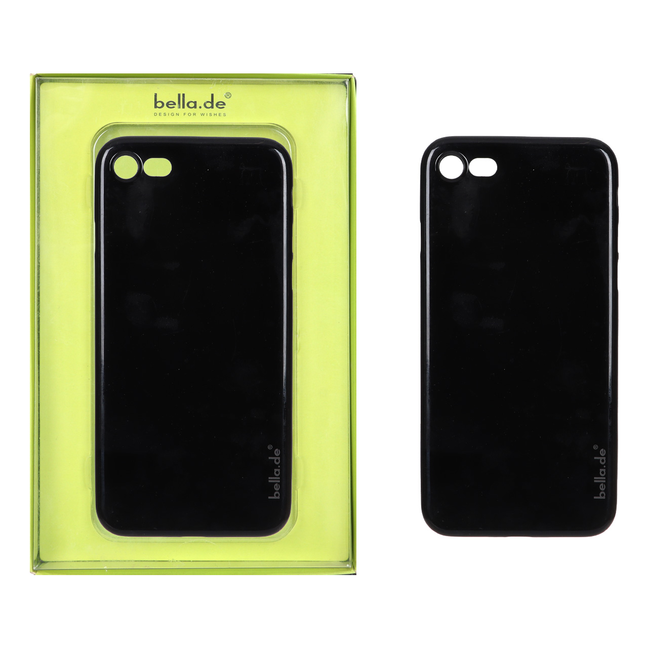 قاب Bella.de ژله ای Apple iPhone 7 / iPhone 8 / iPhone SE (2020) - مشکی (پک دار)
