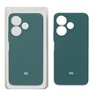 قاب سیلیکونی پاک کنی محافظ لنزدار اورجینال Xiaomi Redmi 13X / Redmi 13 4G / Poco M6 4G - سبز (پک دار)