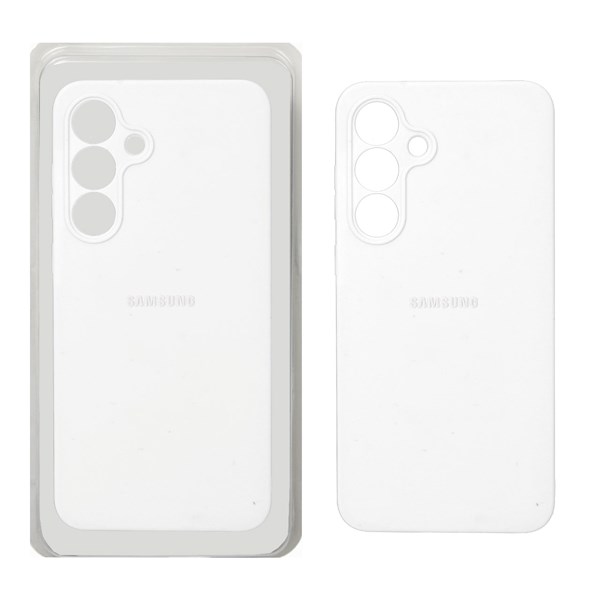 قاب سیلیکونی پاک کنی محافظ لنزدار اورجینال Samsung Galaxy S25 FE - سفید (پک دار)