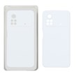 قاب سیلیکونی پاک کنی محافظ لنزدار اورجینال Xiaomi Poco X4 Pro - سفید (پک دار)