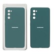 قاب سیلیکونی پاک کنی محافظ لنزدار اورجینال Samsung Galaxy S20 FE - سبز (پک دار)