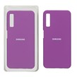 قاب سیلیکونی پاک کنی اورجینال Samsung Galaxy A750 / A7 (2018) - ارغوانی (پک دار)
