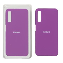 قاب سیلیکونی پاک کنی اورجینال Samsung Galaxy A750 / A7 (2018) - ارغوانی (پک دار)