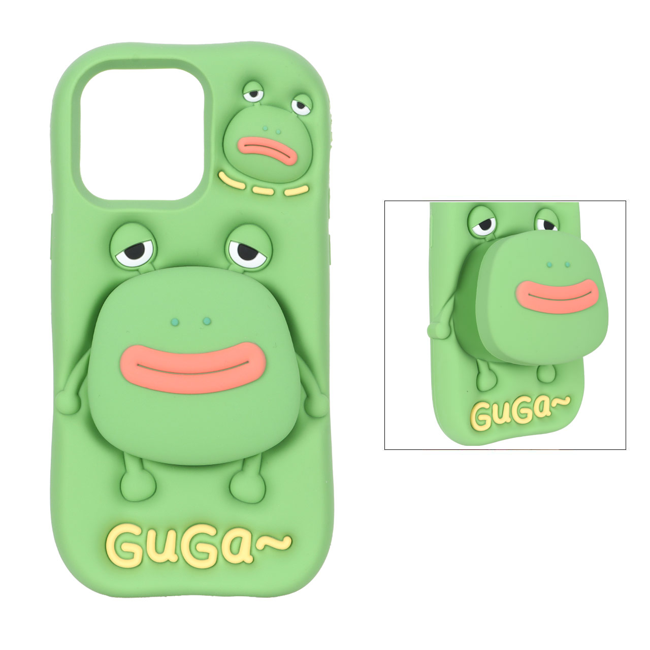 قاب Guga استند شو Apple iPhone 15 Pro Max / iPhone 14 Pro Max - سبز