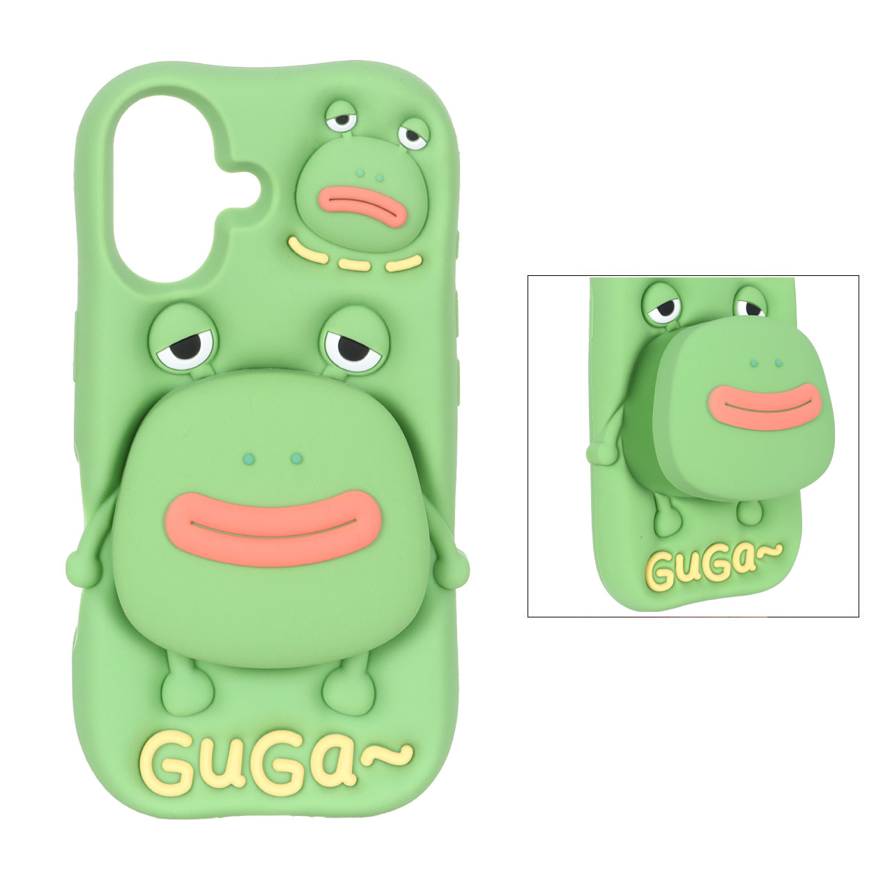قاب Guga استند شو Apple iPhone 16 - سبز