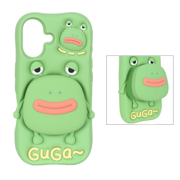 قاب Guga استند شو Apple iPhone 16 - سبز