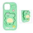 قاب Cate croc استند شو Apple iPhone 15 / iPhone 14 / iPhone 13 - سبز