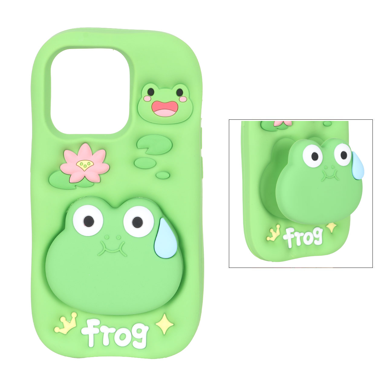 قاب Ftog استند شو Apple iPhone 15 Pro / iPhone 14 Pro / iPhone 13 Pro - سبز