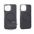 قاب اورجینال Unique Case هاشور مگنت فلزی Gunmetal مدل Apple iPhone 13 Pro Max - مشکی (پک دار)