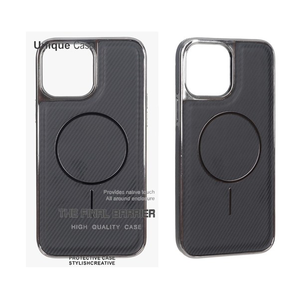قاب اورجینال Unique Case هاشور مگنت فلزی Gunmetal مدل Apple iPhone 13 Pro Max - مشکی (پک دار)