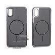 قاب اورجینال Unique Case هاشور مگنت فلزی Gunmetal مدل Apple iPhone X / iPhone XS - طوسی (پک دار)