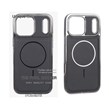 قاب اورجینال Unique Case هاشور مگنت فلزی Gunmetal مدل Apple iPhone 17 Pro Max - مشکی (پک دار)