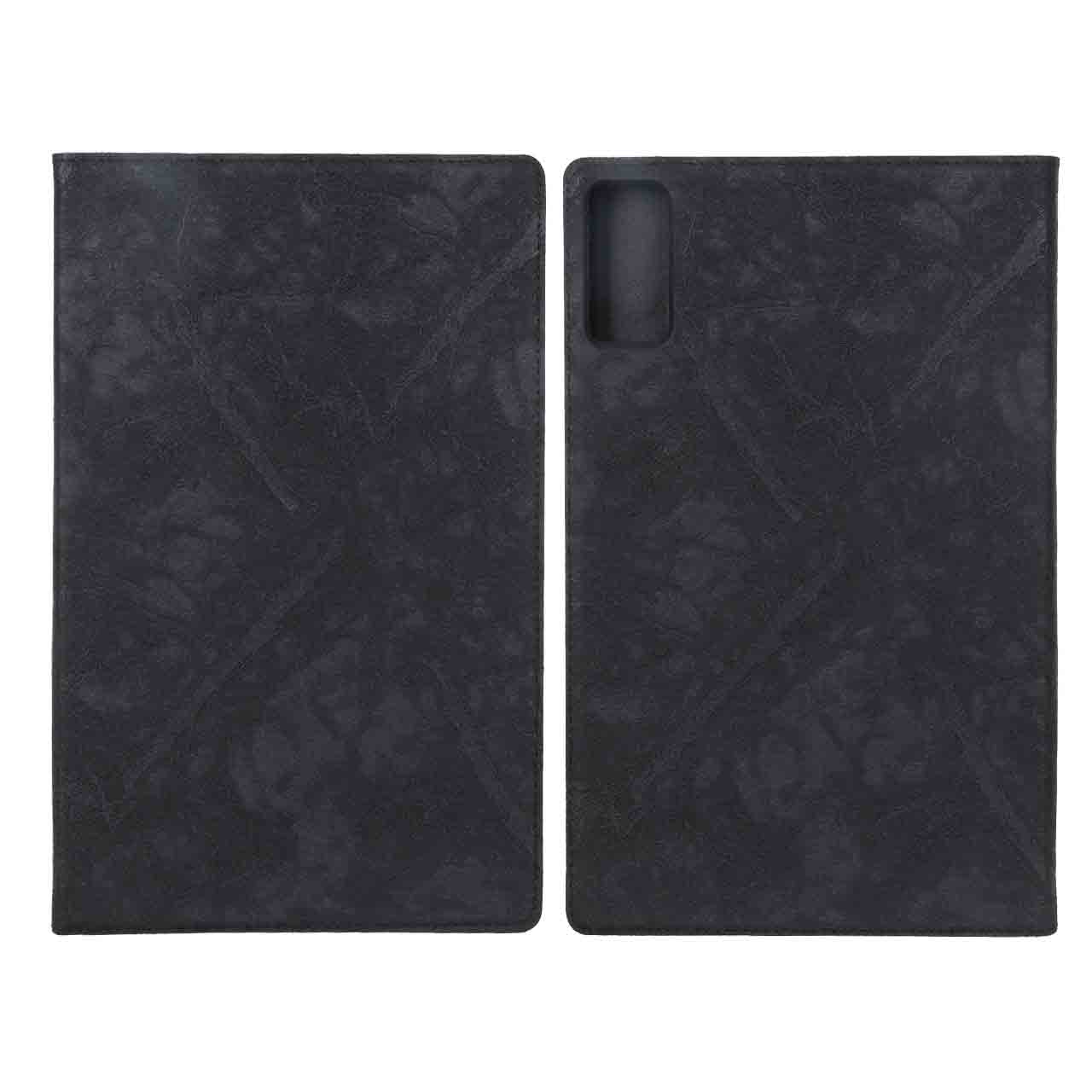 کیف تبلت چرمی طرح پتینه Xiaomi Redmi Pad SE 11 / Redmi Pad 2 - مشکی - BSA