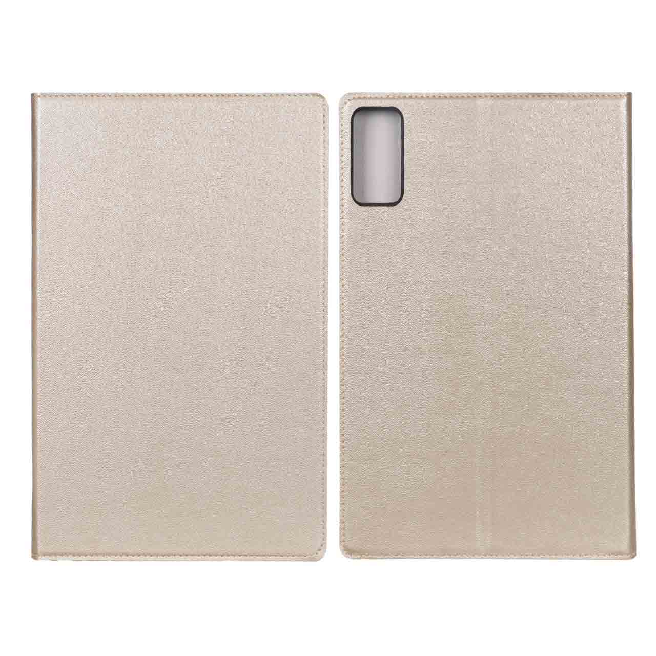 کیف تبلت چرمی ساده Xiaomi Redmi Pad SE - طلایی - BSA